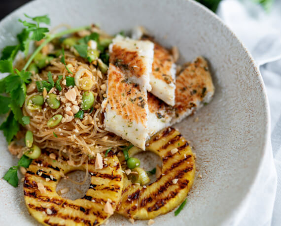 Glasnudelsalat mit Pangasiusfilet für 4 Personen von lidl-kochen.de