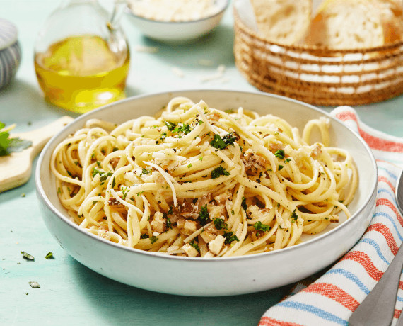 Vegane Spaghetti Carbonara