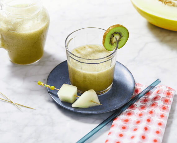 Melonen-Kiwi-Smoothie