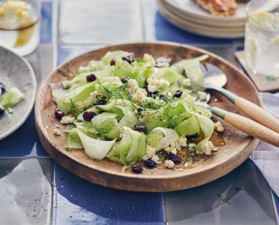 Galia-Melonen-Salat mit Feta