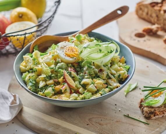 Einfacher Eiersalat