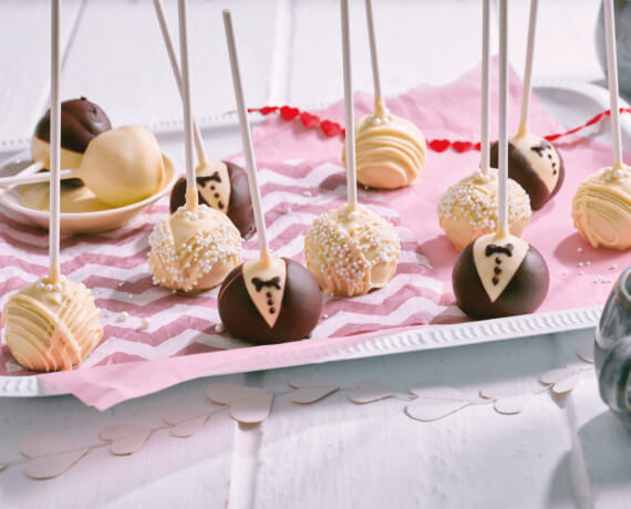 Brautpaar Cake Pop