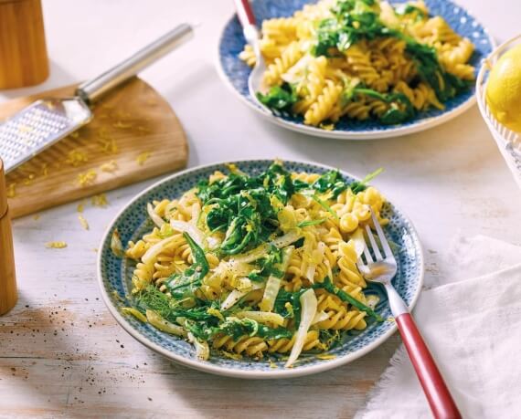 Vegane Pasta al Limone