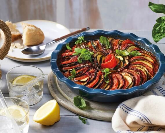 Veganer Ratatouille-Auflauf