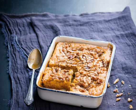 Kürbisauflauf mit Walnüssen