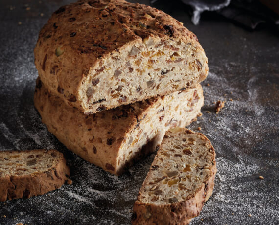 Winterliches Nuss-Fruchtbrot für 10 Personen von lidl-kochen.de