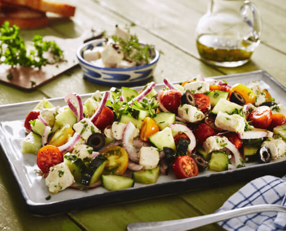 Veganer Griechischer Salat