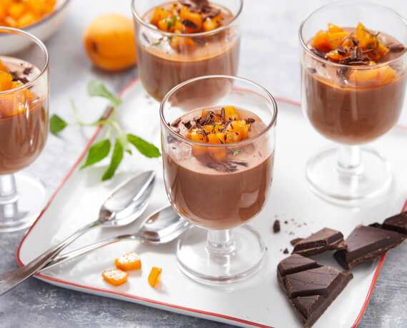 Aquafaba Mousse au Chocolate