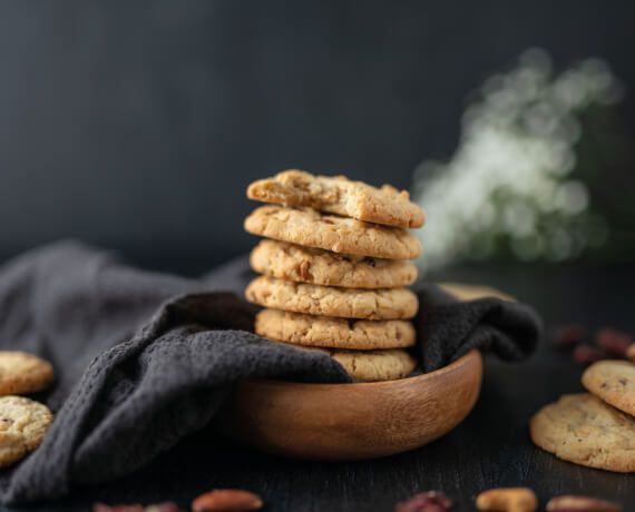 Nuss-Cranberry Cookies