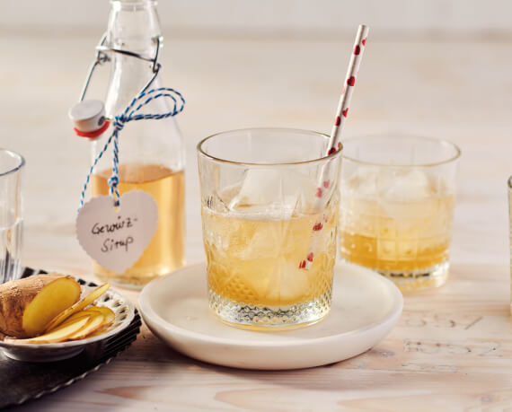 Golden Drink – Rum mit Ginger Ale