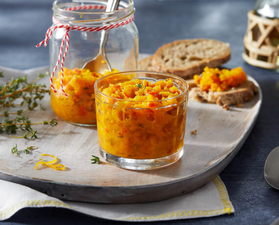 Süß-saures Kürbis-Chutney