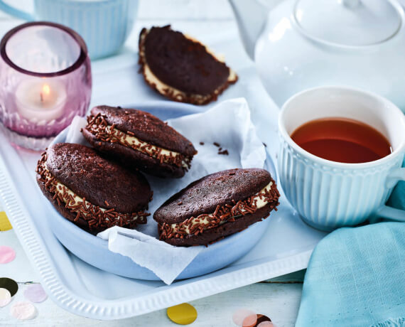 Schokoladen-Whoopie-Pies