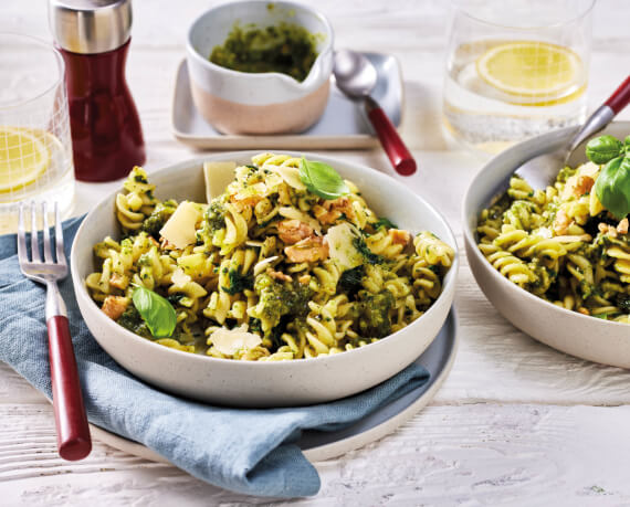 Fusilli mit Walnuss-Pesto