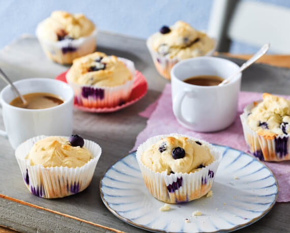 Glutenfreie Heidelbeer-Muffins