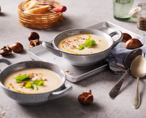 Winterliche Maronen-Sellerie-Suppe