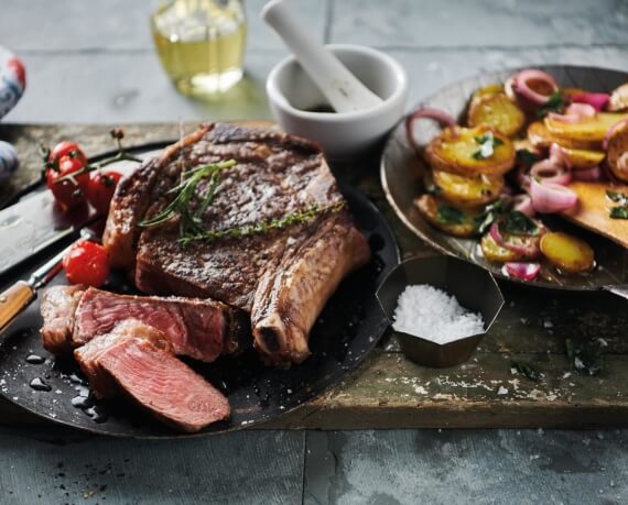 Charolais-Steak aus dem Ofen