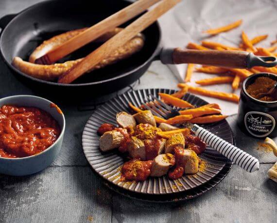 Currywurst-Rezept mit Soße