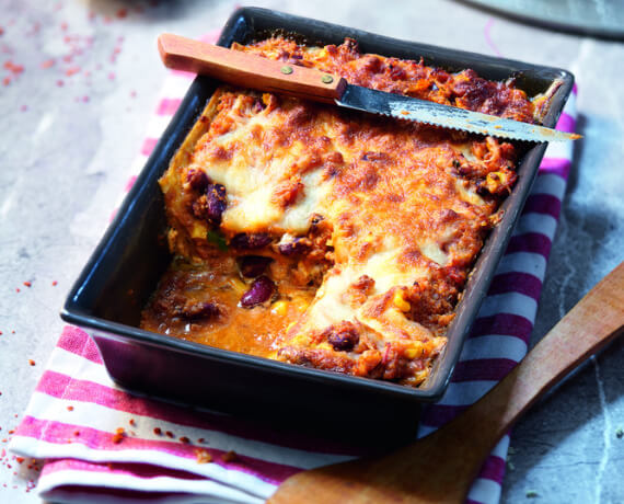 Mexikanische Lasagne