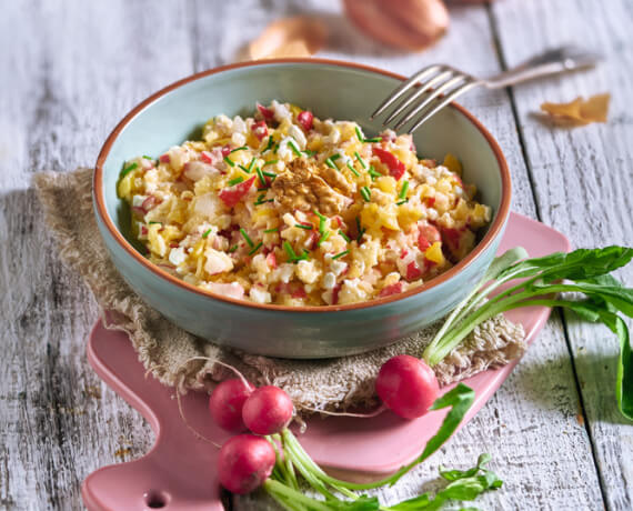 Radieschen-Apfel-Salat