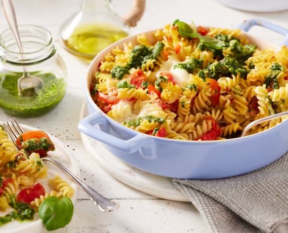 Fusilli à la Caprese