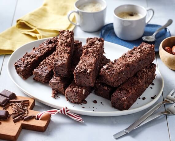 Low-Carb-Brownies mit Bohnen