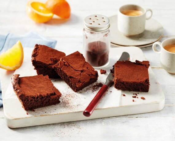 Orangen-Brownies