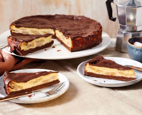 Chocolate and Banana Cheesecake