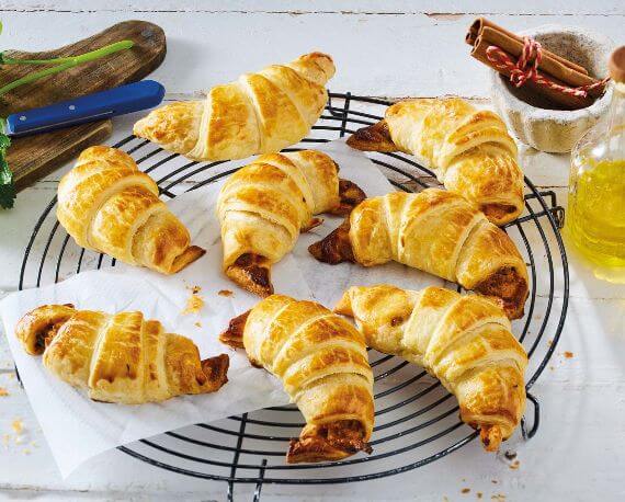 Orientalische Hack-Croissants