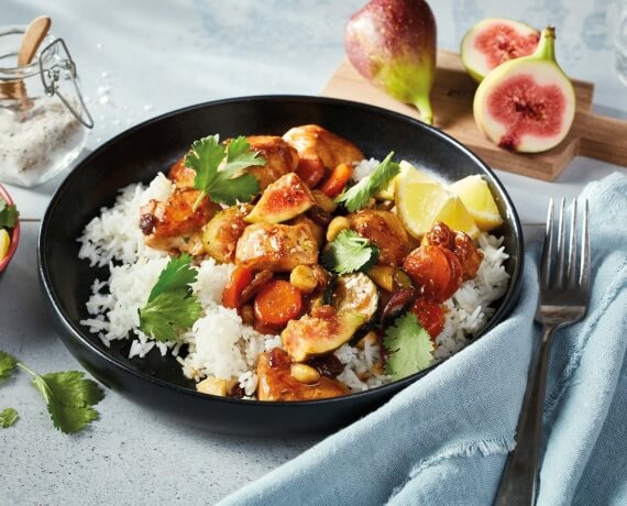 Hähnchen-Tajine mit Feigen