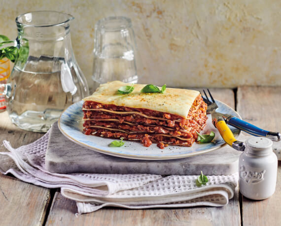 Linsen-Lasagne