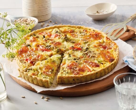 Fenchel-Tomaten-Quiche