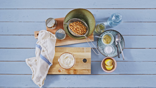 Dies ist Schritt Nr. 2 der Anleitung, wie man das Rezept Vegane Mayonnaise mit Aquafaba zubereitet.