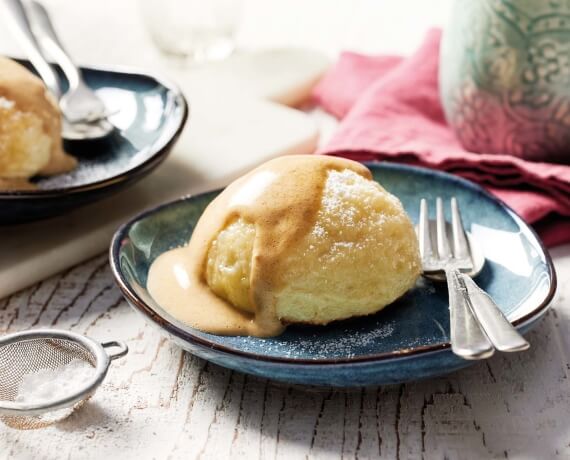 Dampfnudeln mit Kaffeezabaione