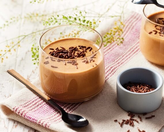 Mousse au Chocolat mit Espresso