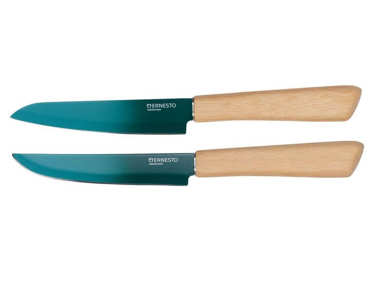 ERNESTO® Messer mit Bambus-Griff