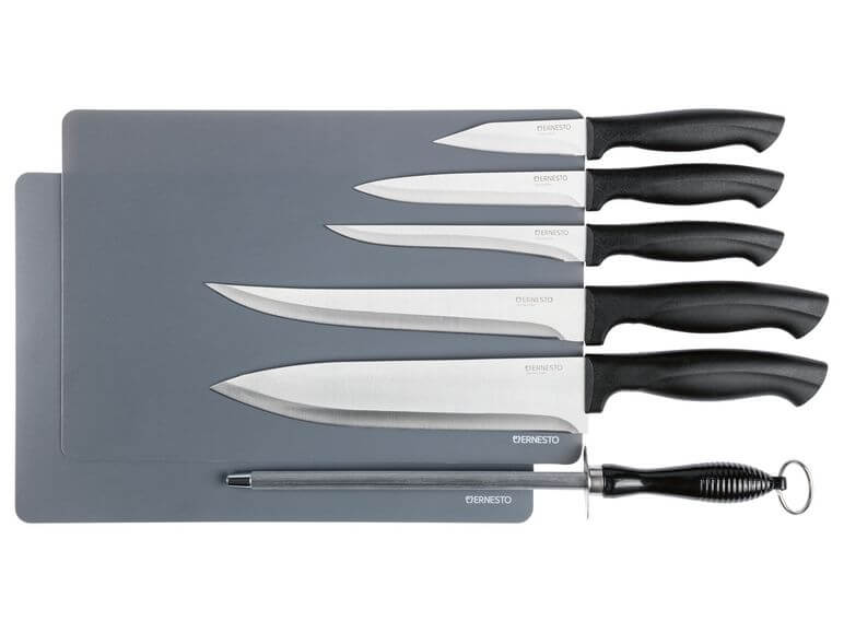 ERNESTO® Messerset, 8-teilig, aus Edelstahl