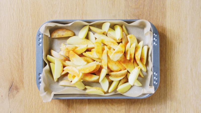 Kartoffeln in einer Auflaufform