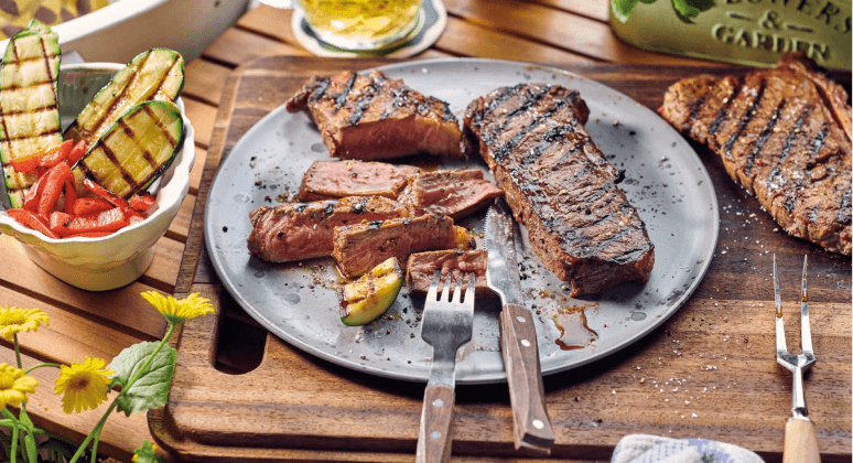 BBQ-Steaks mit selbstgemachter Marinade