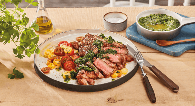 T-Bone Steak mit Chimichurri