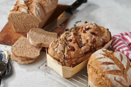Brot in einer Backform