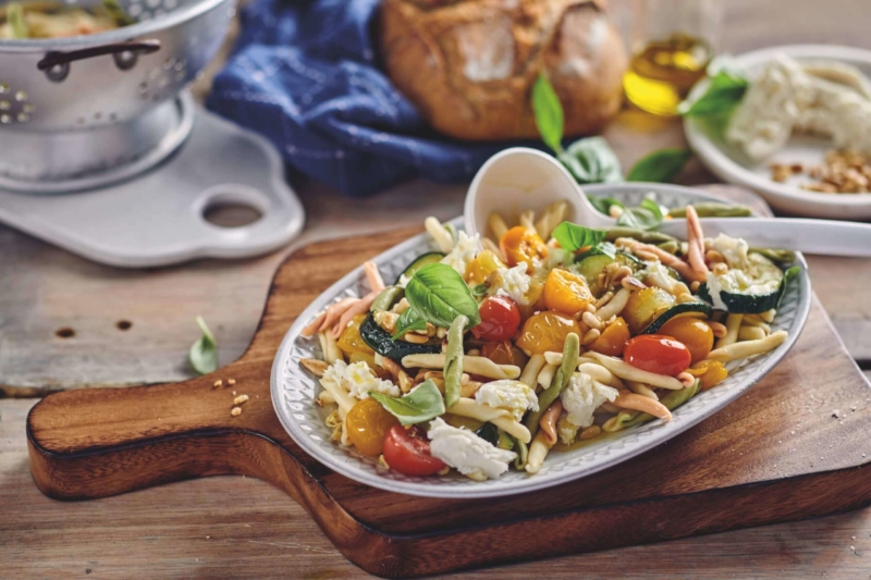 Salat mit Nudeln