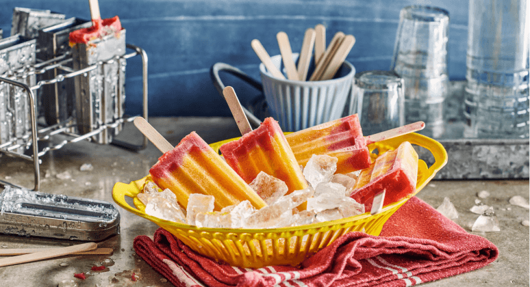 Sex-on-the-Beach-Eis in Korb