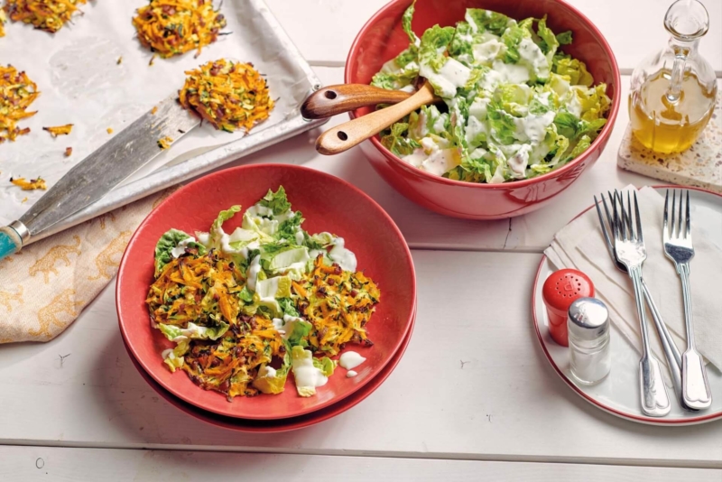 Schalen mit Salat