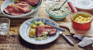 Sous-vide gegartes Roastbeef mit Remoulade