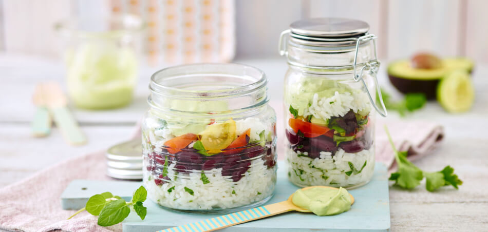 Bunter Reissalat Im Glas - Rezepte Suchen