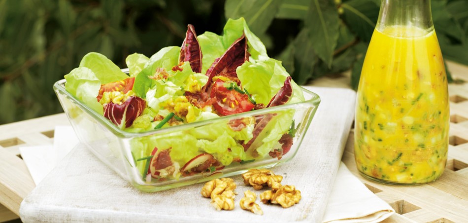 [Schnell &amp; einfach] Salat mit Basilikum-Joghurt-Dressing | LIDL Kochen