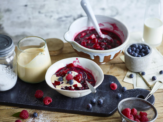 [Schnell &amp; einfach] Rote Grütze mit Vanillesauce | LIDL Kochen