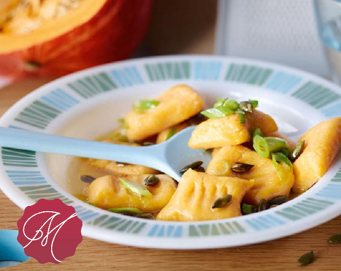Schnell Einfach Kurbis Gnocchi Mit Fruhlingszwiebeln Lidl Kochen