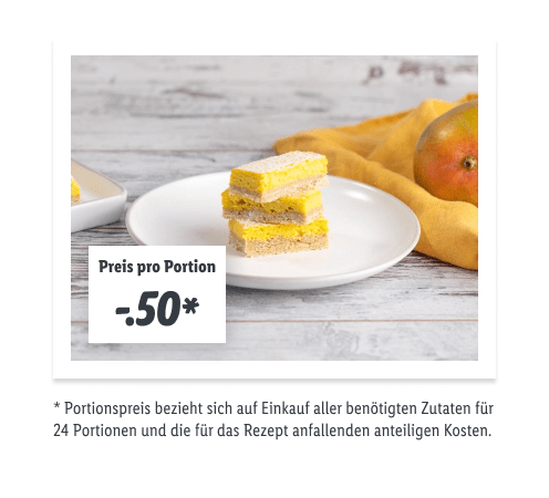 Mango Kokos Schnitte